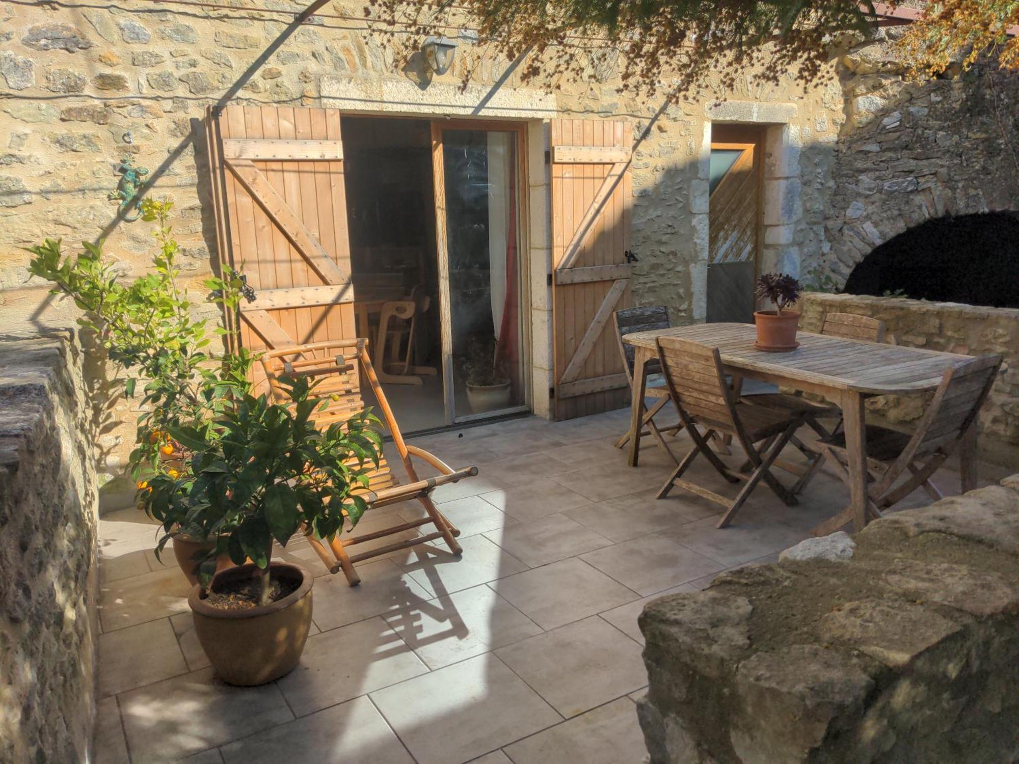 Gite Les Tilleuls Villa Saint-Montan Eksteriør billede
